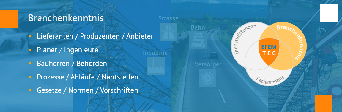 efemtec Branchenkenntnis
